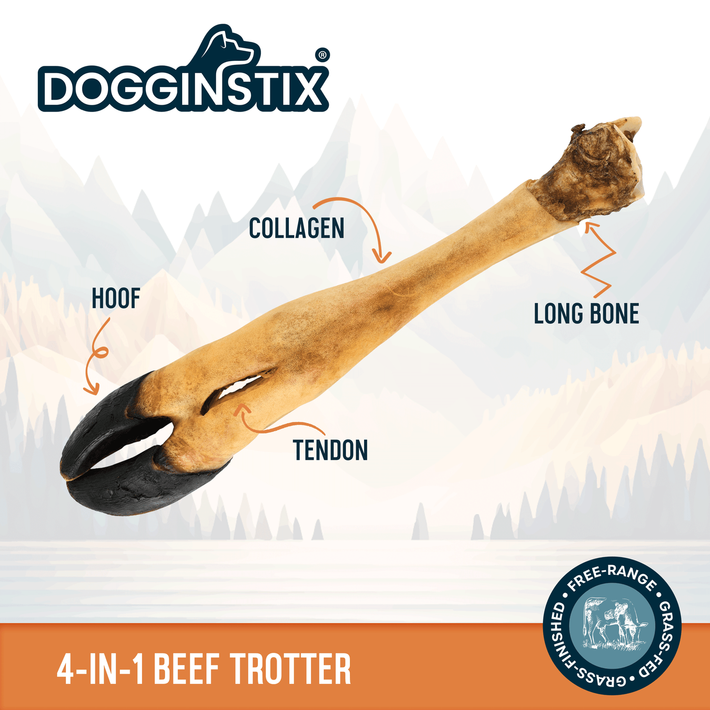 Beef Feet - Odor Free - Case of 20