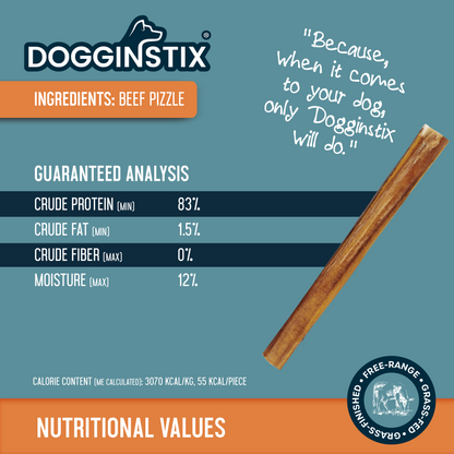 Bully Sticks 6" Standard (5 Pack Bag) - Case of 12