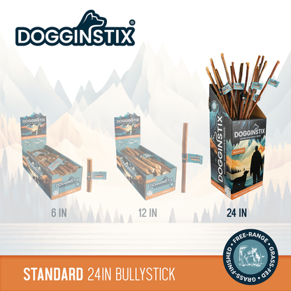 Bully Sticks 24" Cane- Case of 25