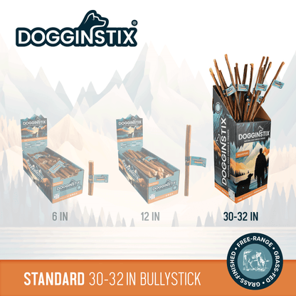 Bully Sticks 30-32" Cane- Case of 25