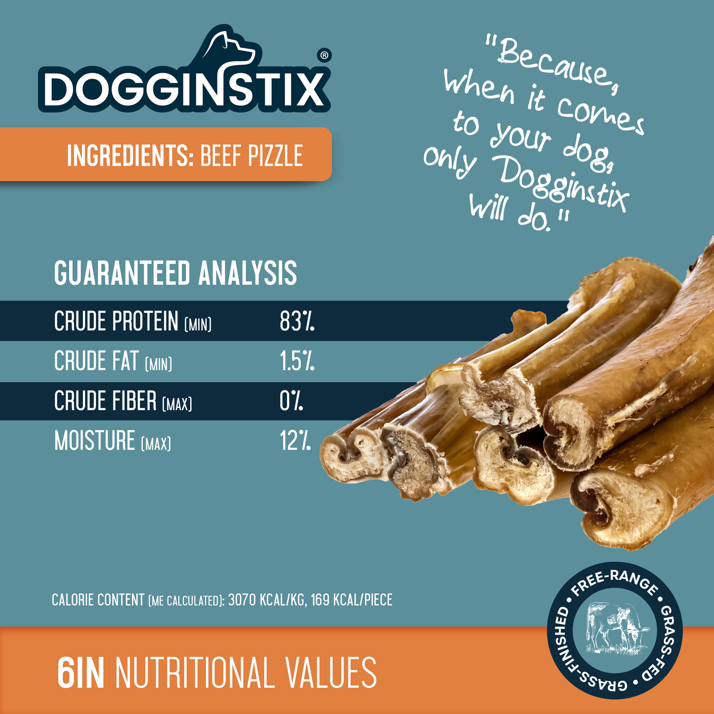 Bully Sticks 6" Monster- Case of 40