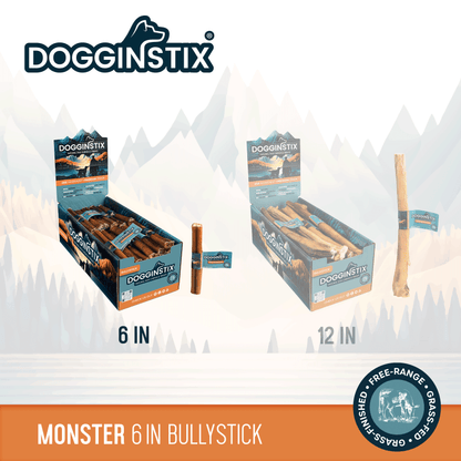 Bully Sticks 6" Monster- Case of 40