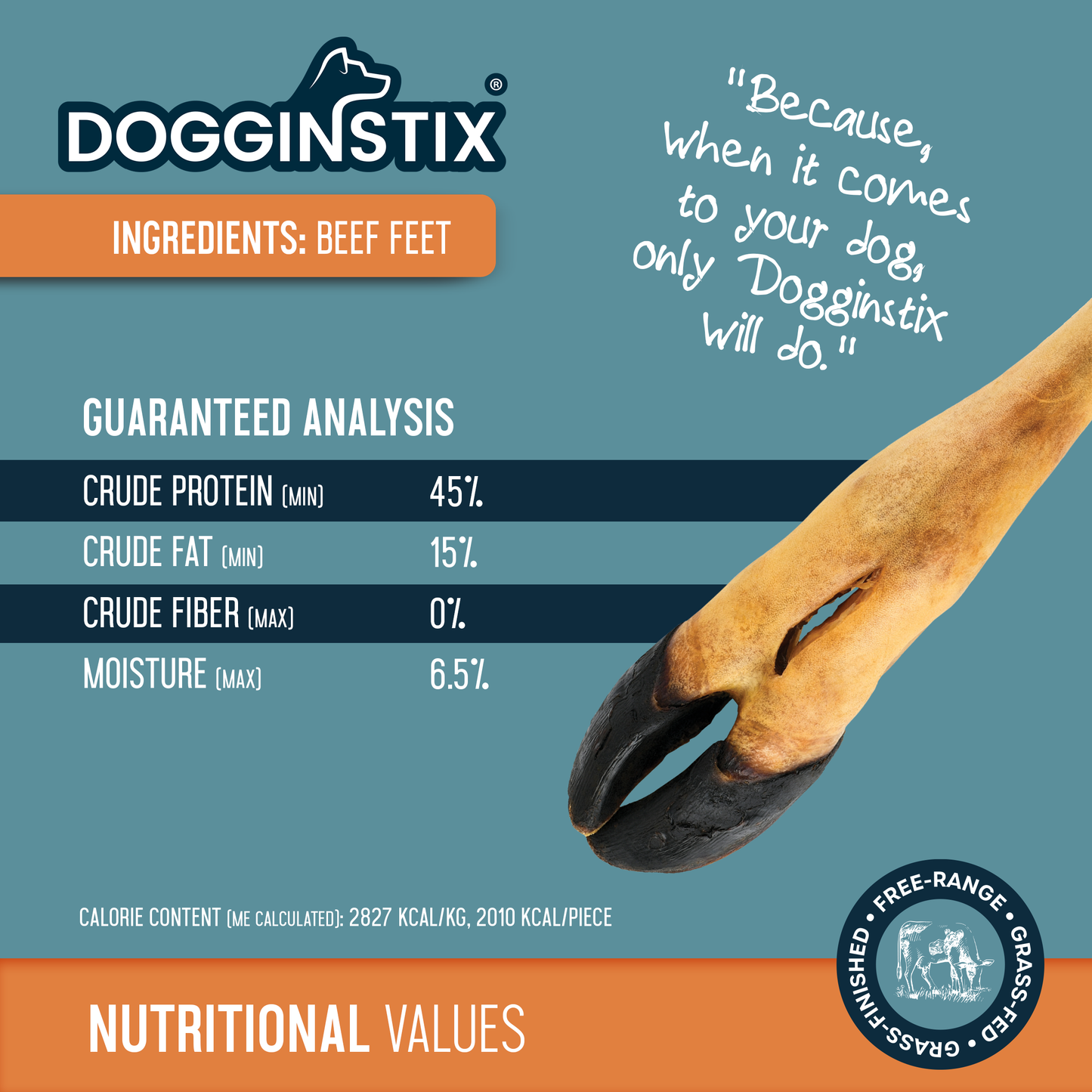 Beef Feet - Odor Free - Case of 20